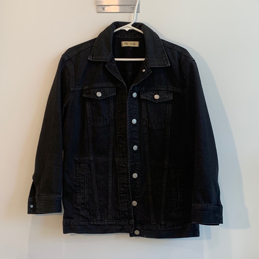 Madewell Black Jean Jacket
